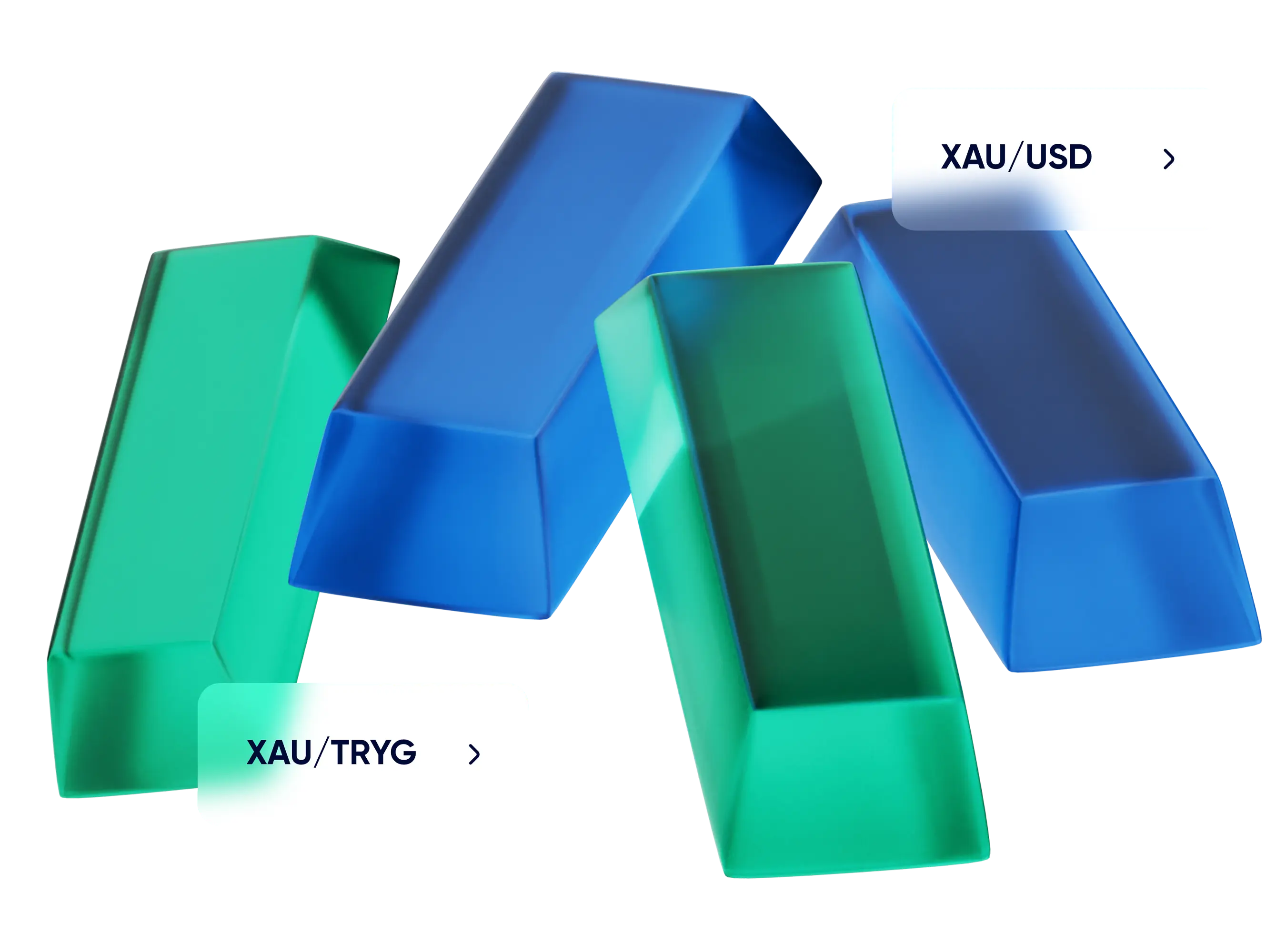 Gold and silver bars representing precious metals trading on the ScoreCM platform